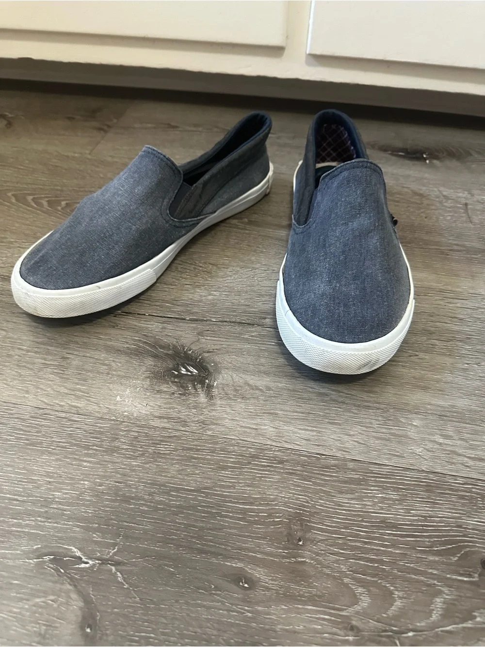 Ben Sherman Men's Slip-On Canvas Loafers - Charcoal